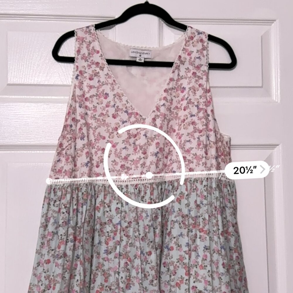 Loveshackfancy X Target Tiered Floral Dress - Xl - image 2